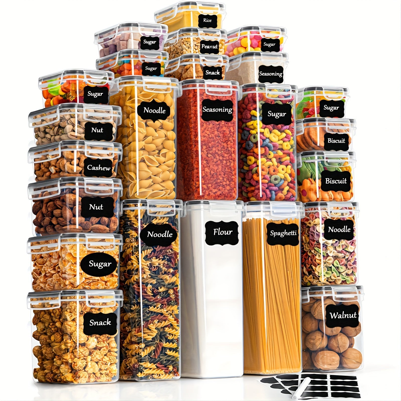 24-Piece Premium Kitchen Storage Set – Practical and Organized