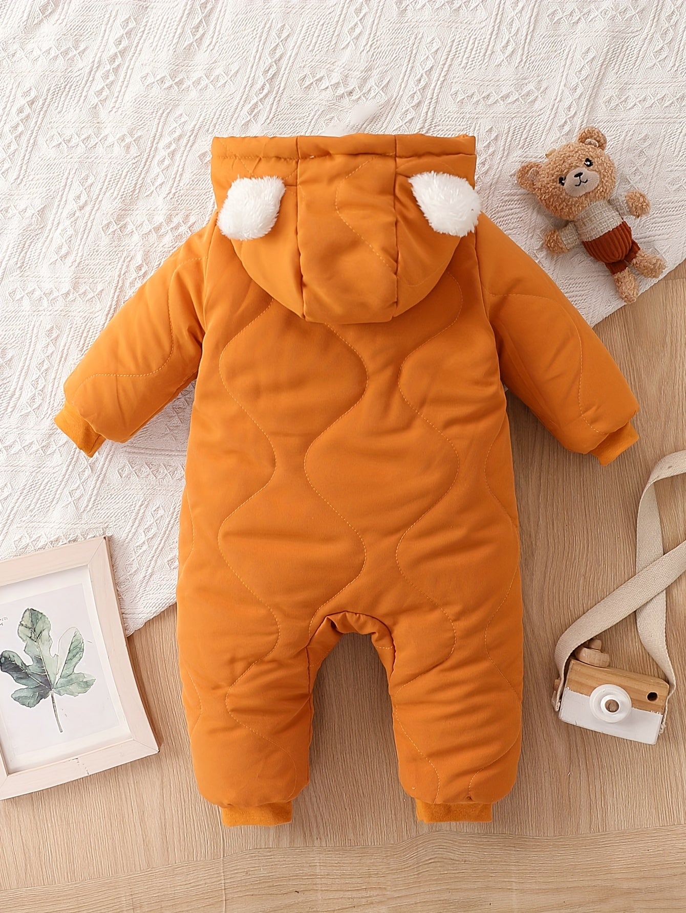 Luca Hooded Romper for Babies - Warm and Cute for Outdoor Adventures