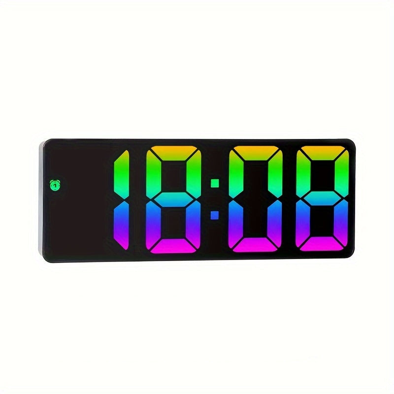 Colorful LED Digital Clock - For a Cheerful Start to Your Day