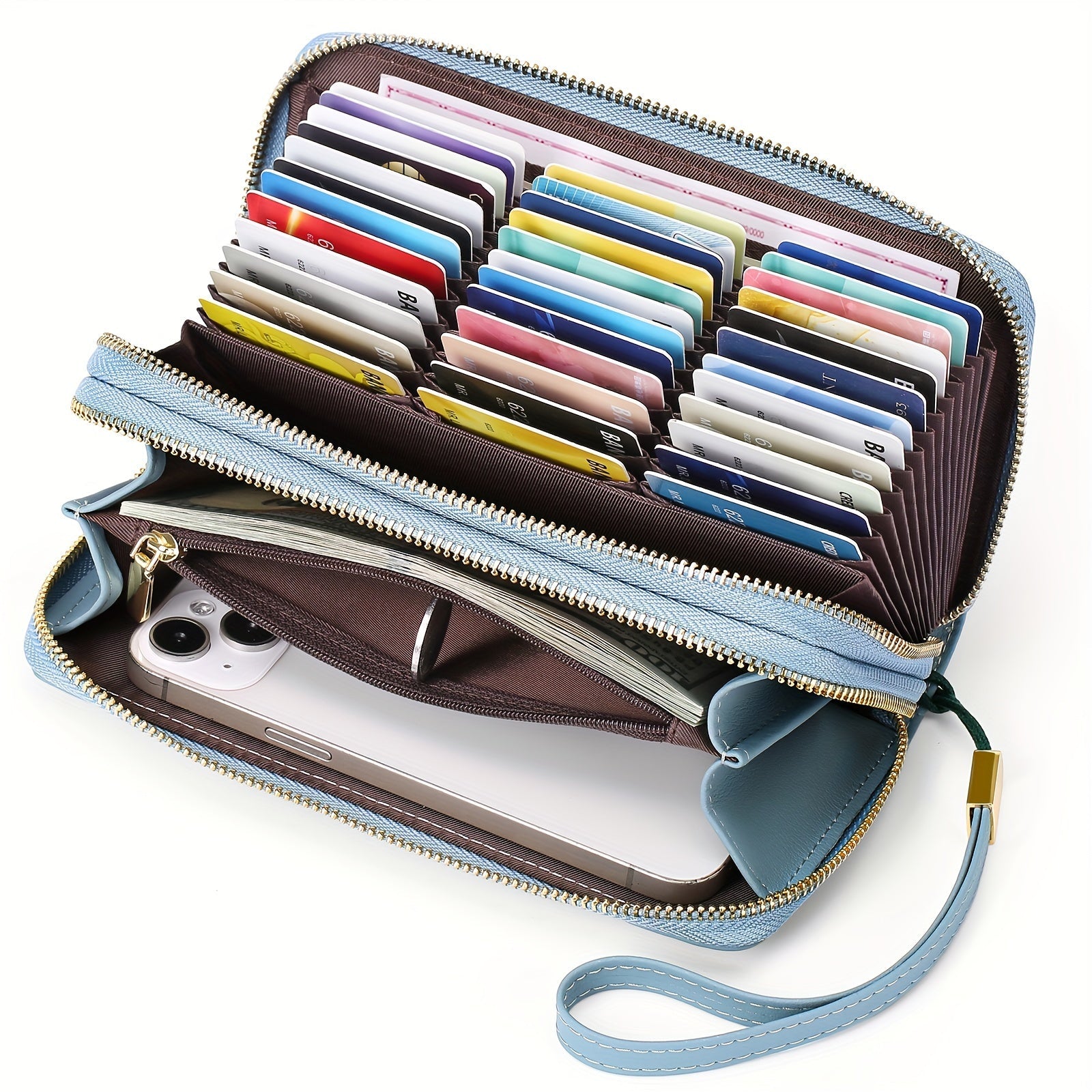 SecureHold Long Wallet – RFID-Safe and Functional