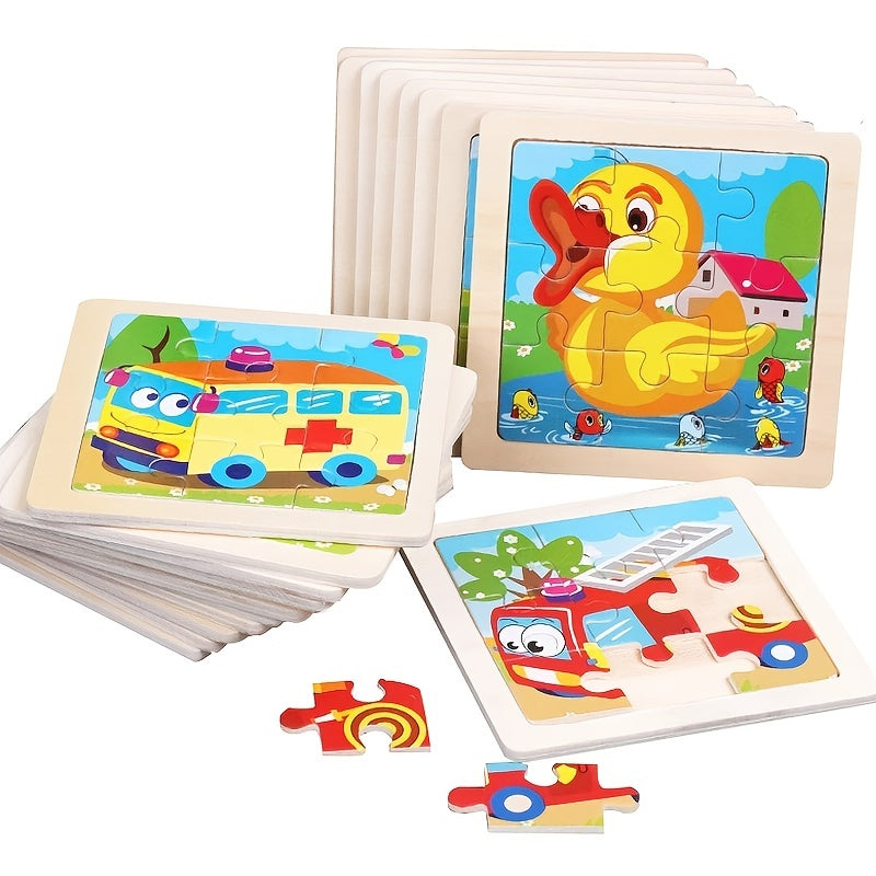 Educational Wooden Puzzle – For Young Explorers