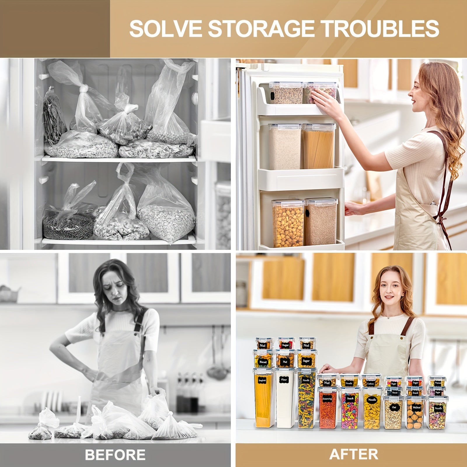 24-Piece Premium Kitchen Storage Set – Practical and Organized