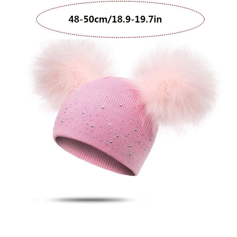 Lily Girls Pompon Hat - Playful and Warm for the Winter Months