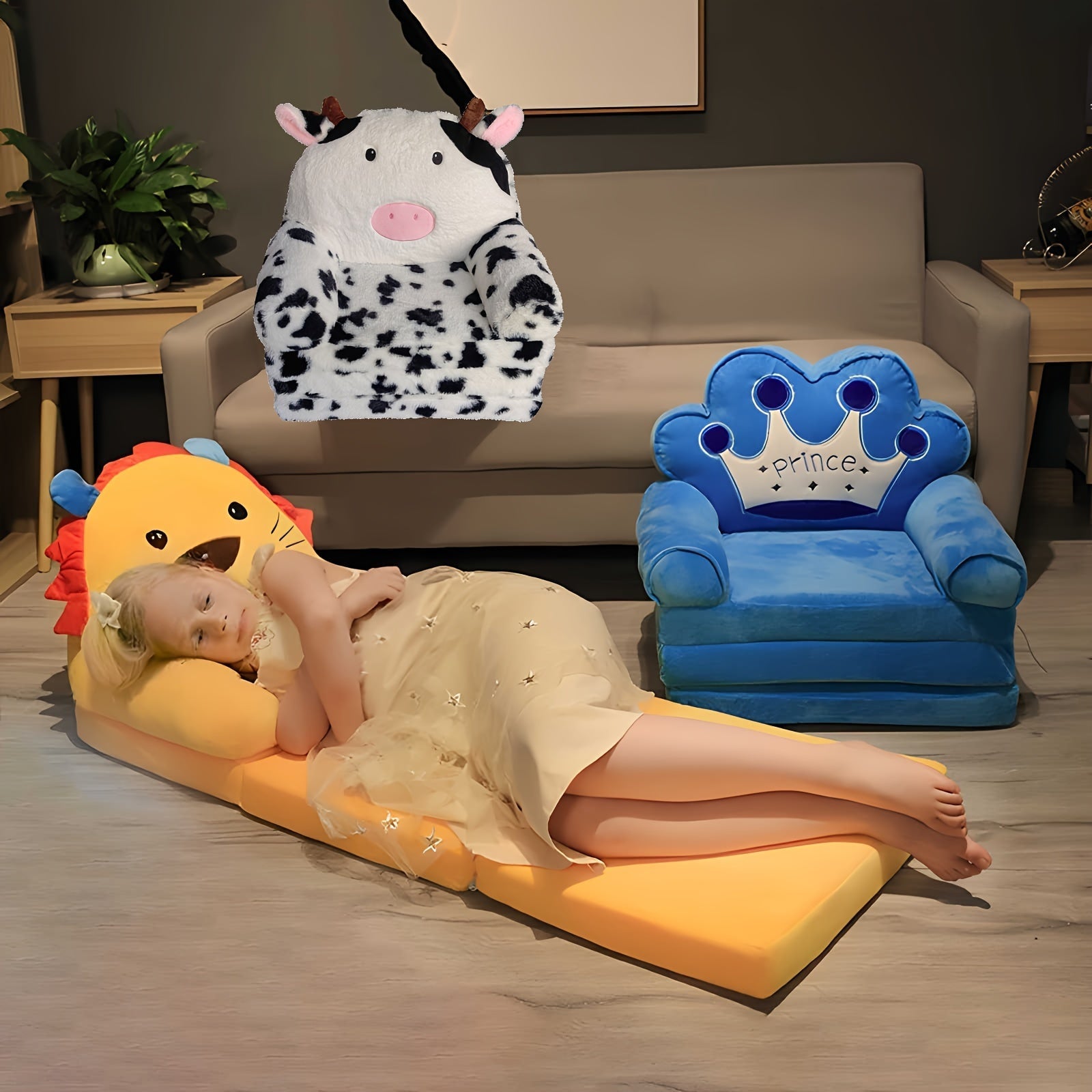 Cozy Folding Sofa for Children - For Playful Fun and Relaxation