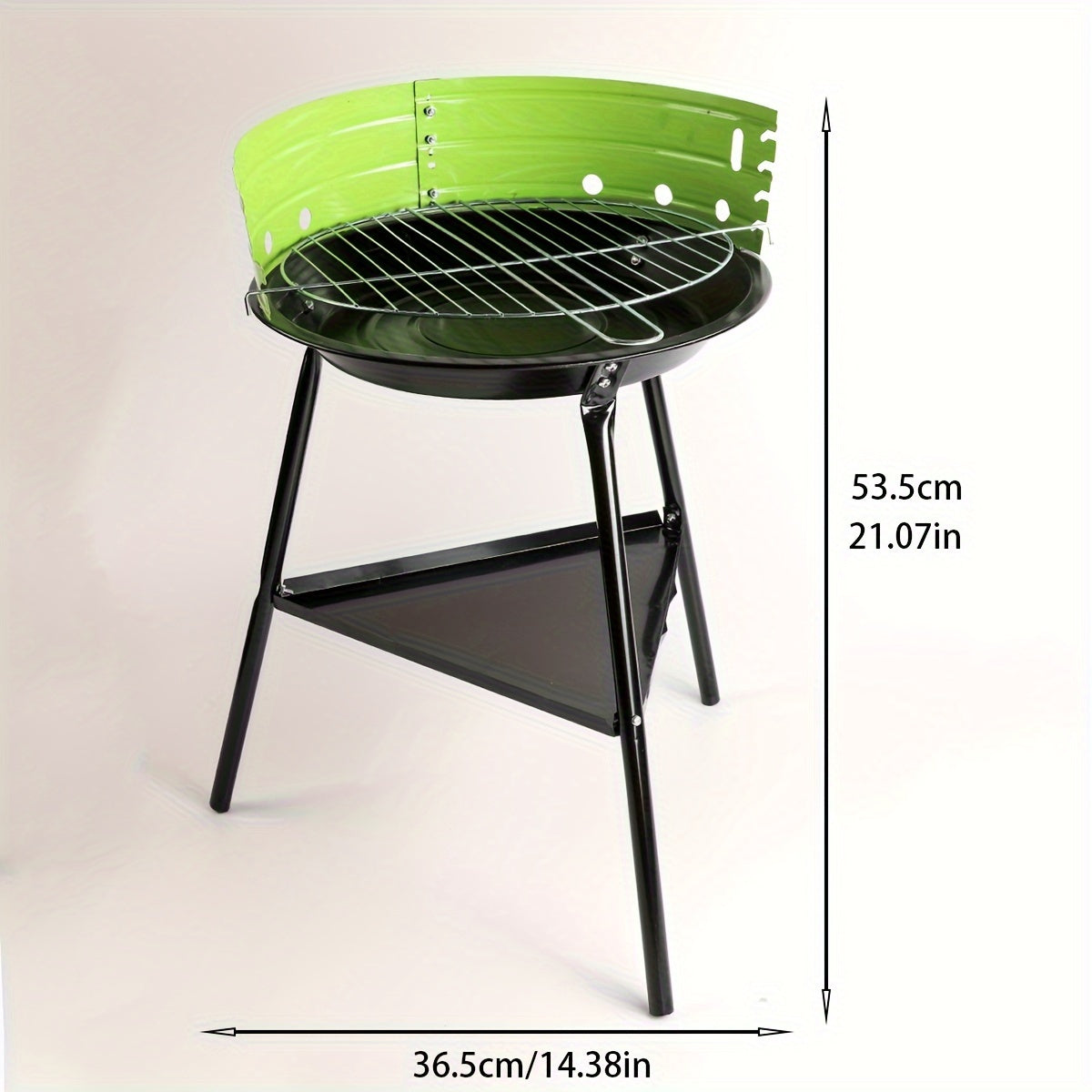 Portable Metal Outdoor Barbecue – Disassemblable, Lightweight, and Perfect for Camping or Garden