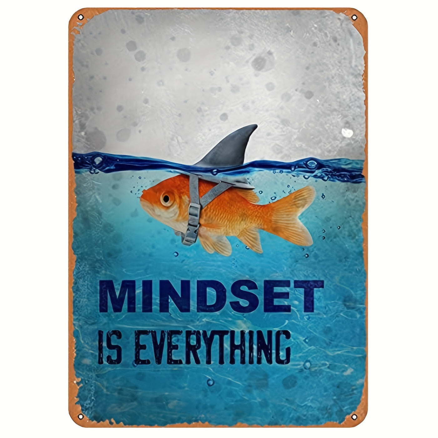 Motivational Metal Sign – For Inspiration in Every Room