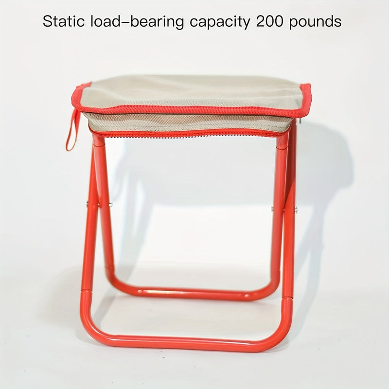 Foldable Chair with Handle - Easy to Take Along for Outdoor Adventures