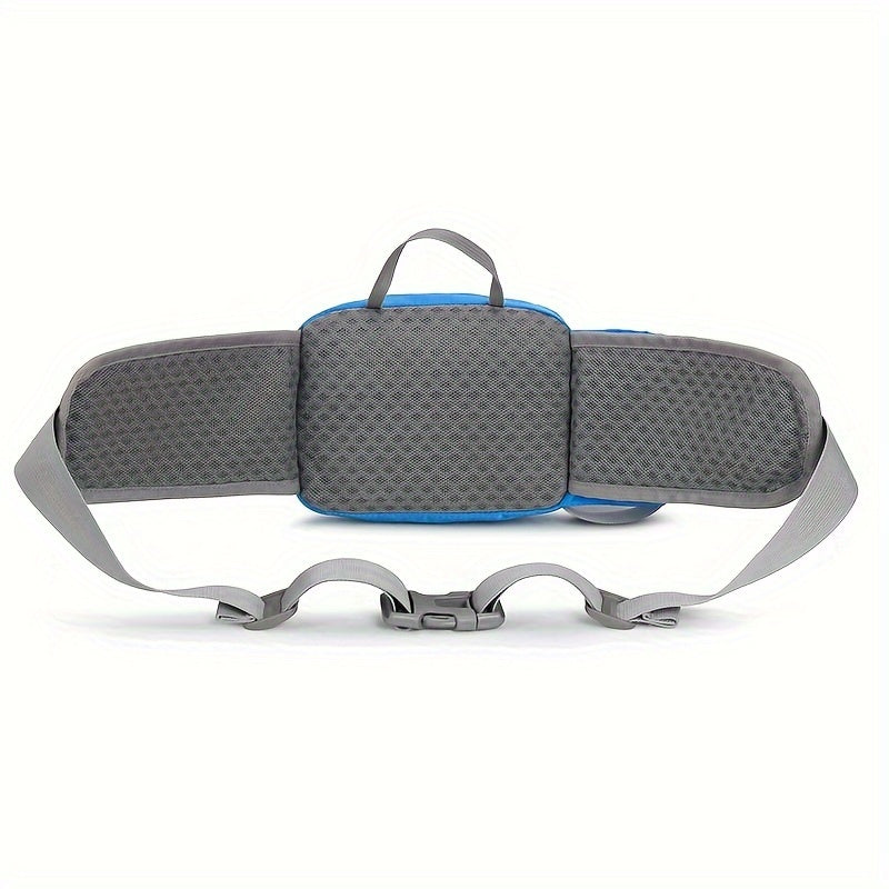 Versatile Running Waist Bag with Water Bottle Holder – Durable Nylon with Zippers for Hiking and Marathons