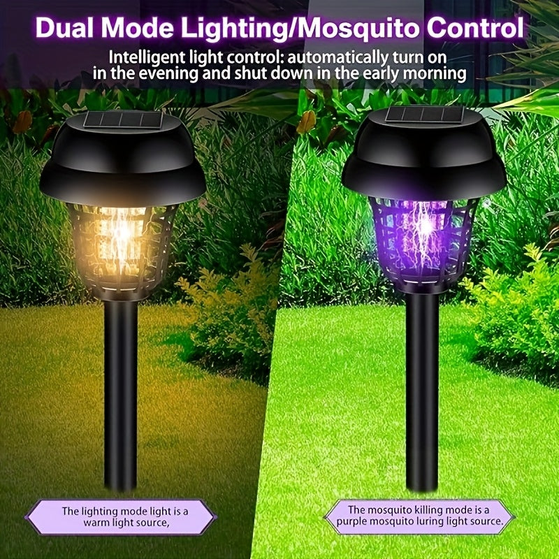 Solar Outdoor Insect Killer Lamp – Mosquito & Fly Trap Duo