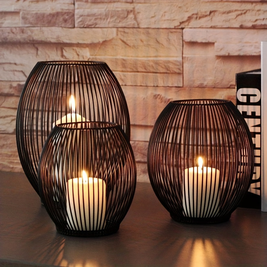 LunaGlow Candle Holders Set – Stylish, Atmospheric Lighting