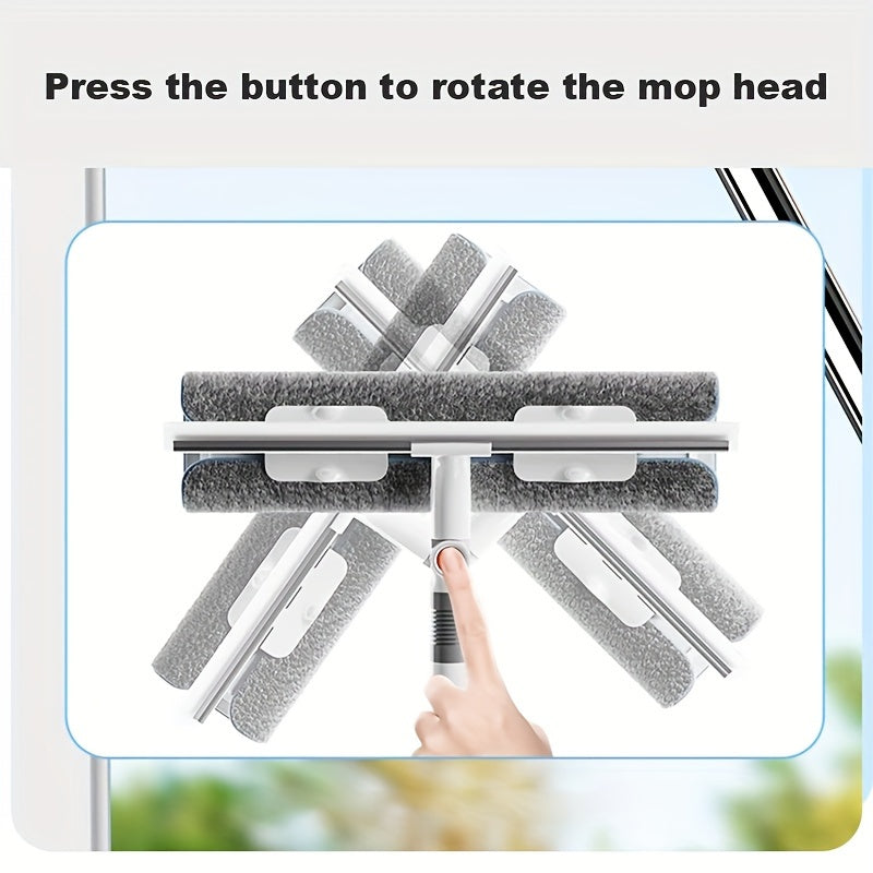 Multifunctional Glass Squeegee – Ideal for Windows, Bathrooms, and Floors