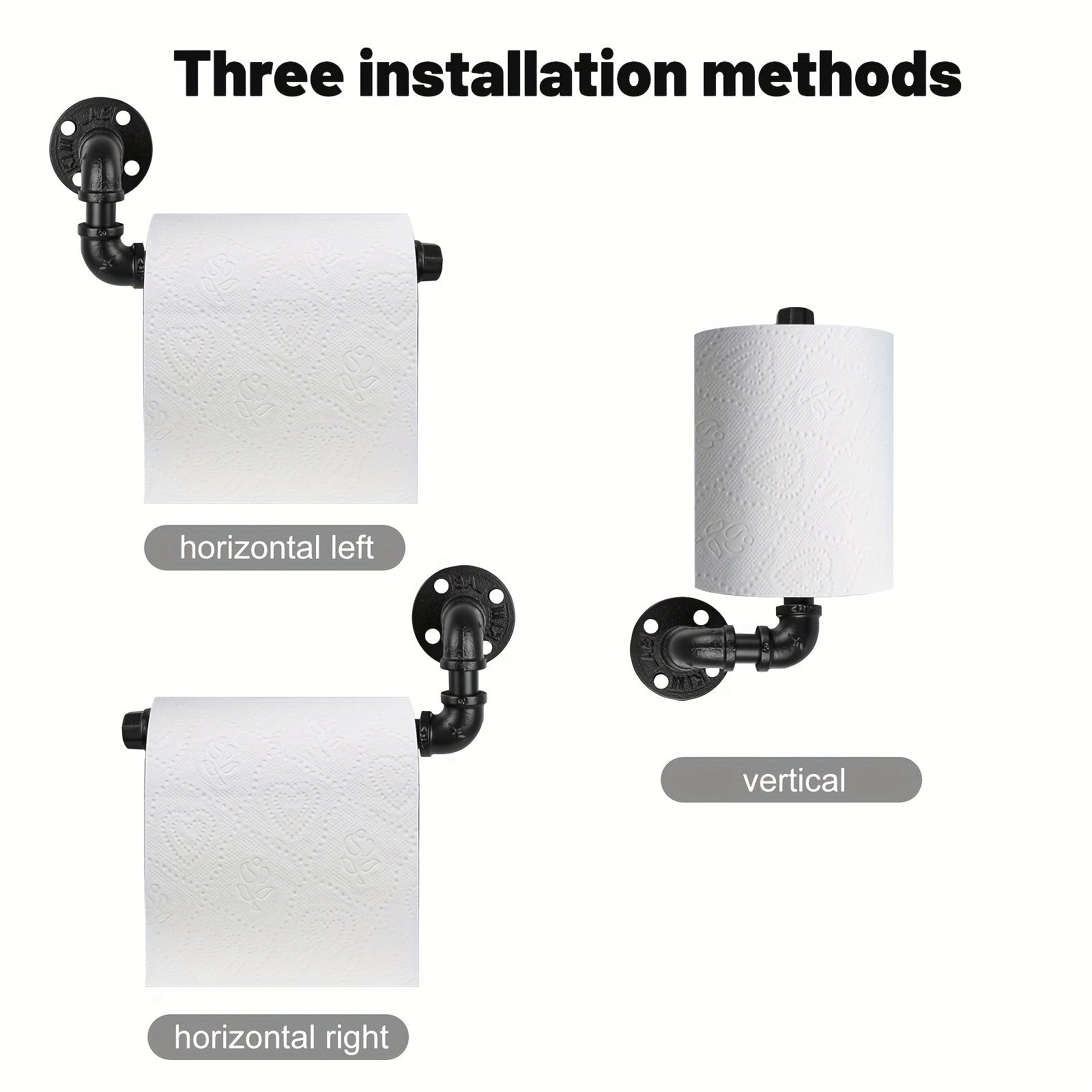 Industrial Toilet Paper Holder - For a Stylish Bathroom