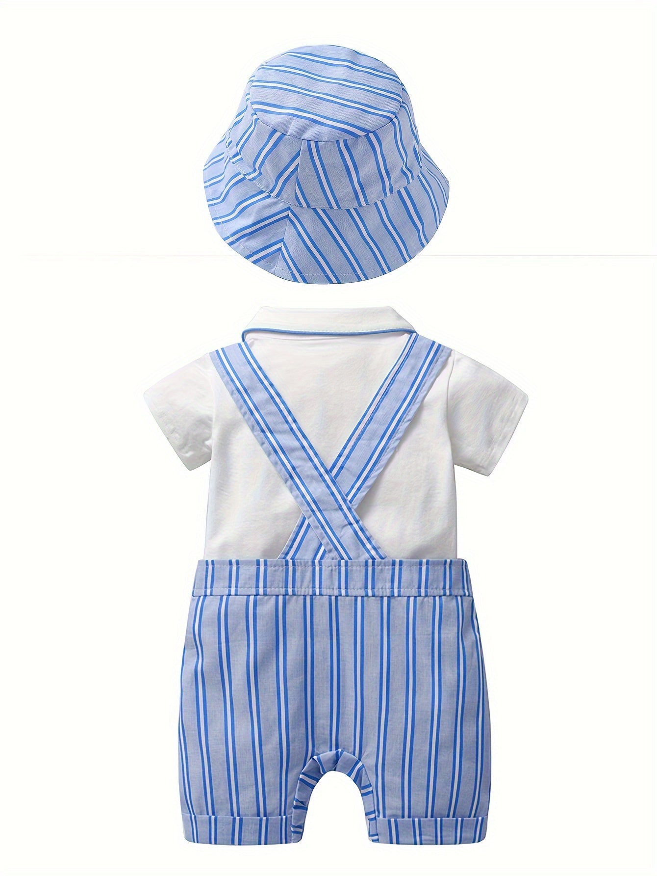 Trendy Striped Baby Jumpsuit Set – Perfect for Summer Adventures for Babies