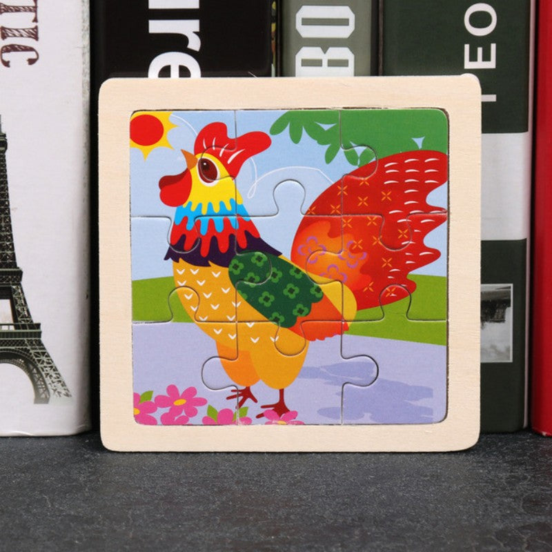 Educational Wooden Puzzle – For Young Explorers