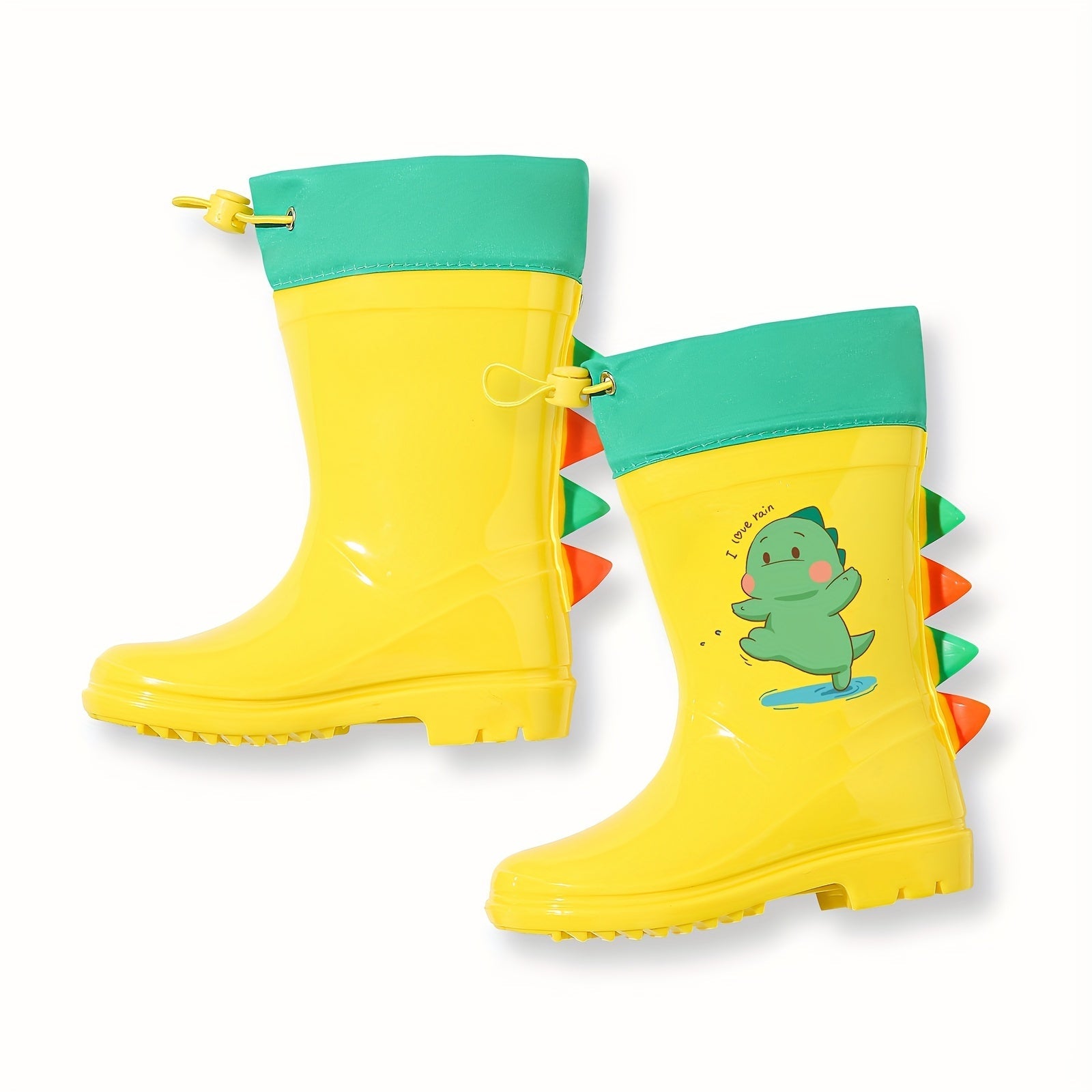Dino Splash Children's Rain Boots - Playful Protection for Rainy Days