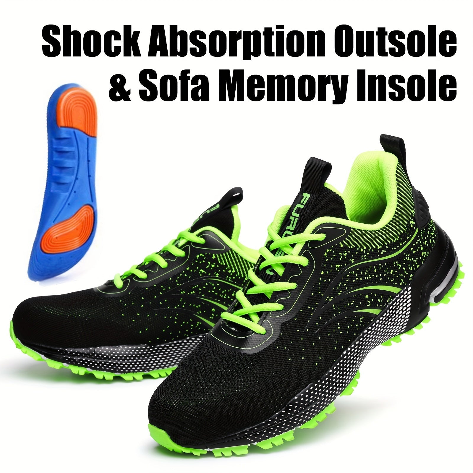 Trendy Safety Work Sneakers for Men – Anti-Slamming & Puncture Resistant