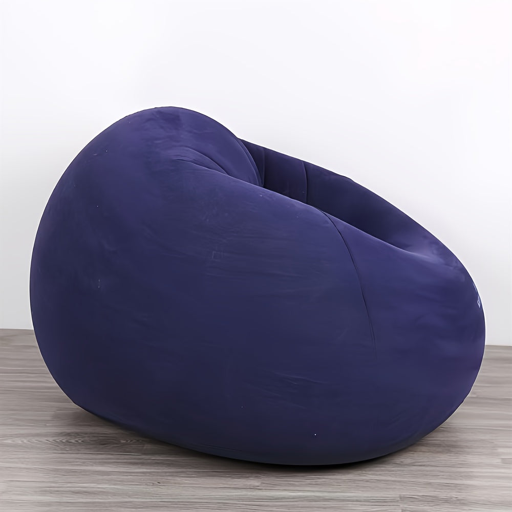 Soft Inflatable Lounge Chair – Relaxed and Compact for Indoor and Outdoor Use