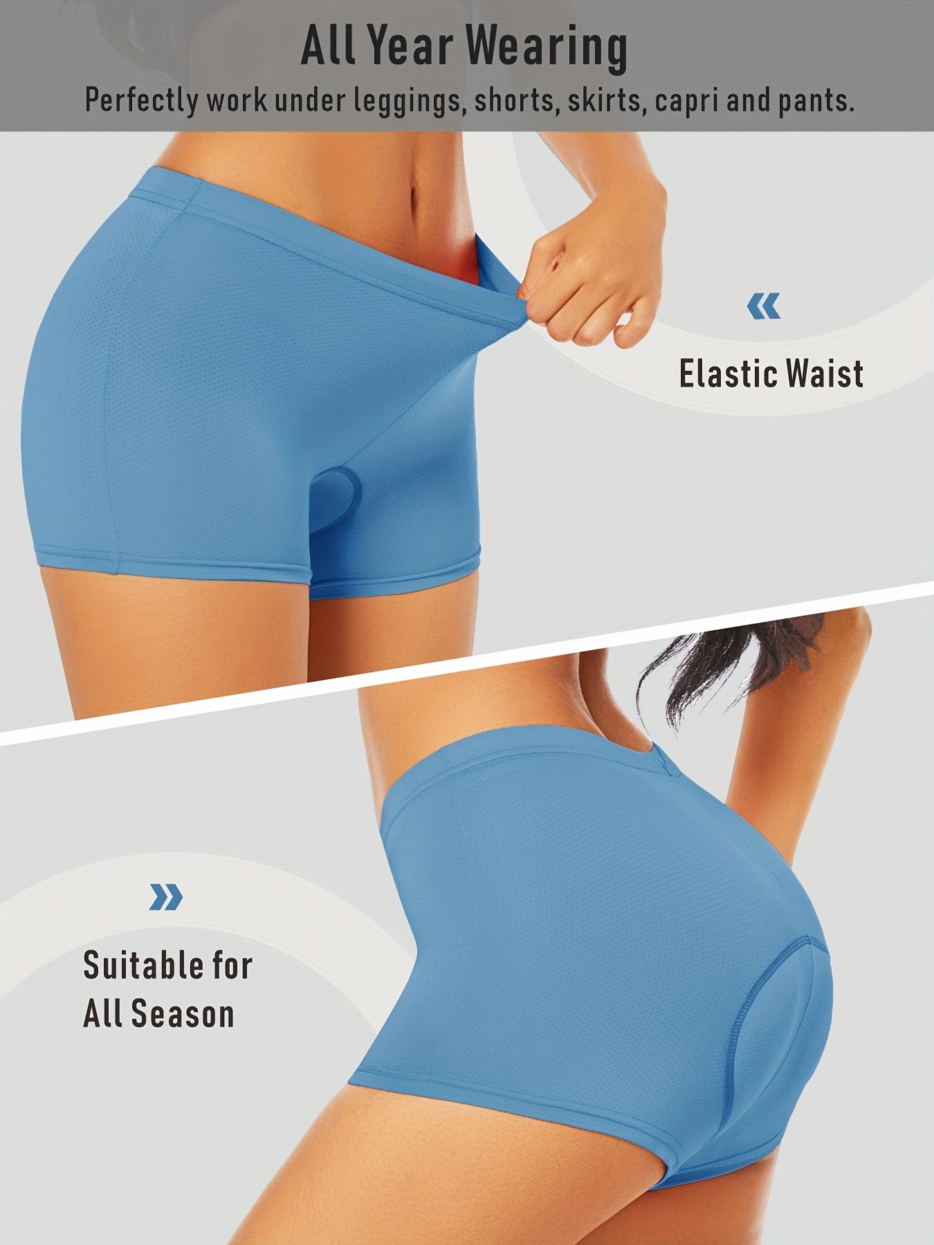 Ladies' Cycling Underwear with 4D Padding – Lightweight and Breathable for Cycling and Outdoor Activities