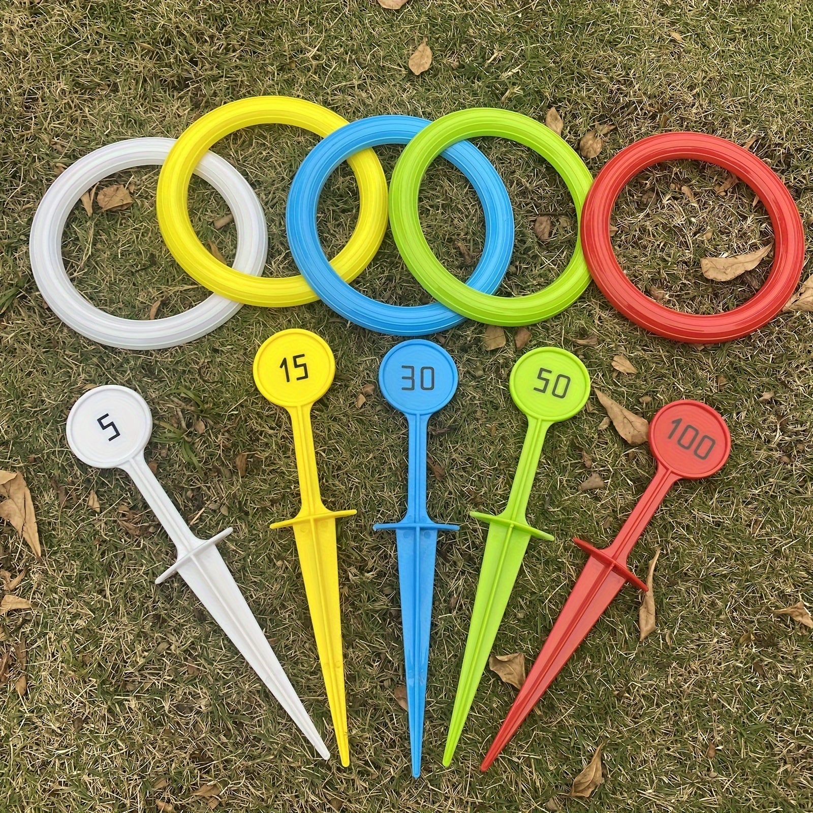 Colorful Ring Toss Set - For Fun Outdoor Activities