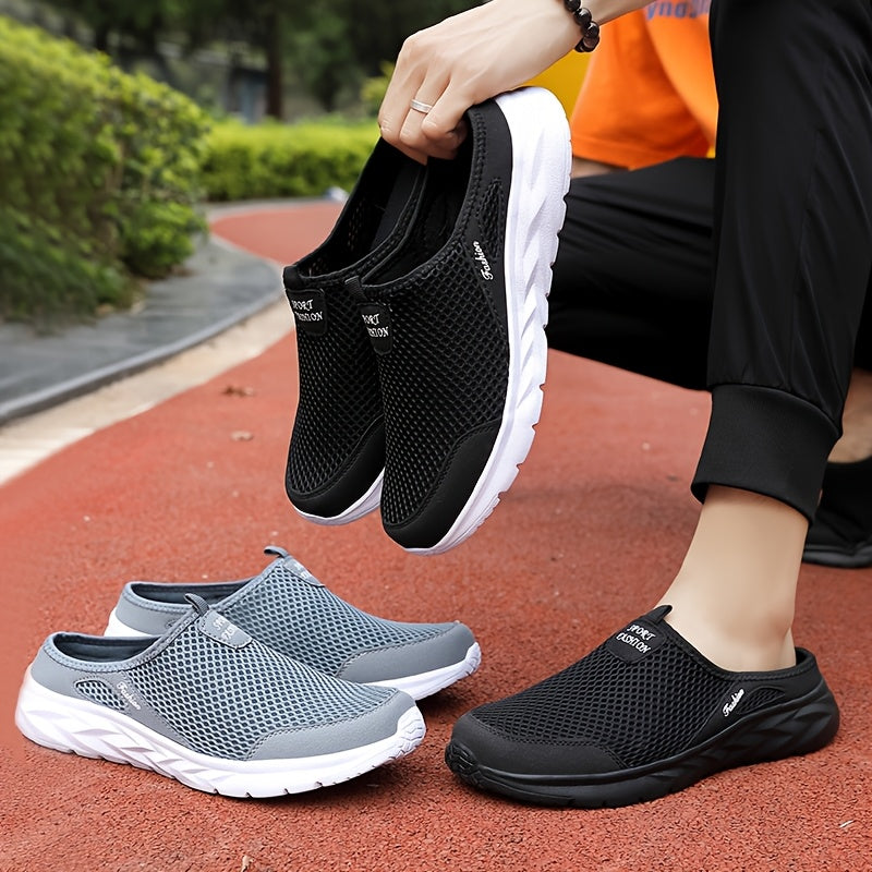 Men’s Breathable Slip-On Shoes – Lightweight Mesh Comfort