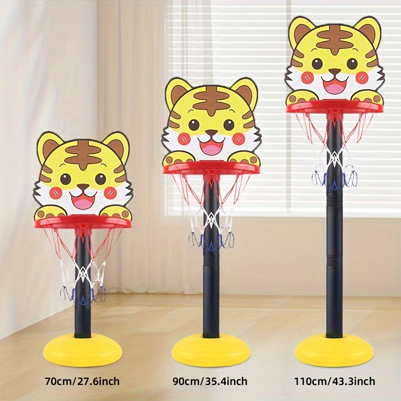Cheerful Tiger Basketball Hoop - Ideal for Active Kids