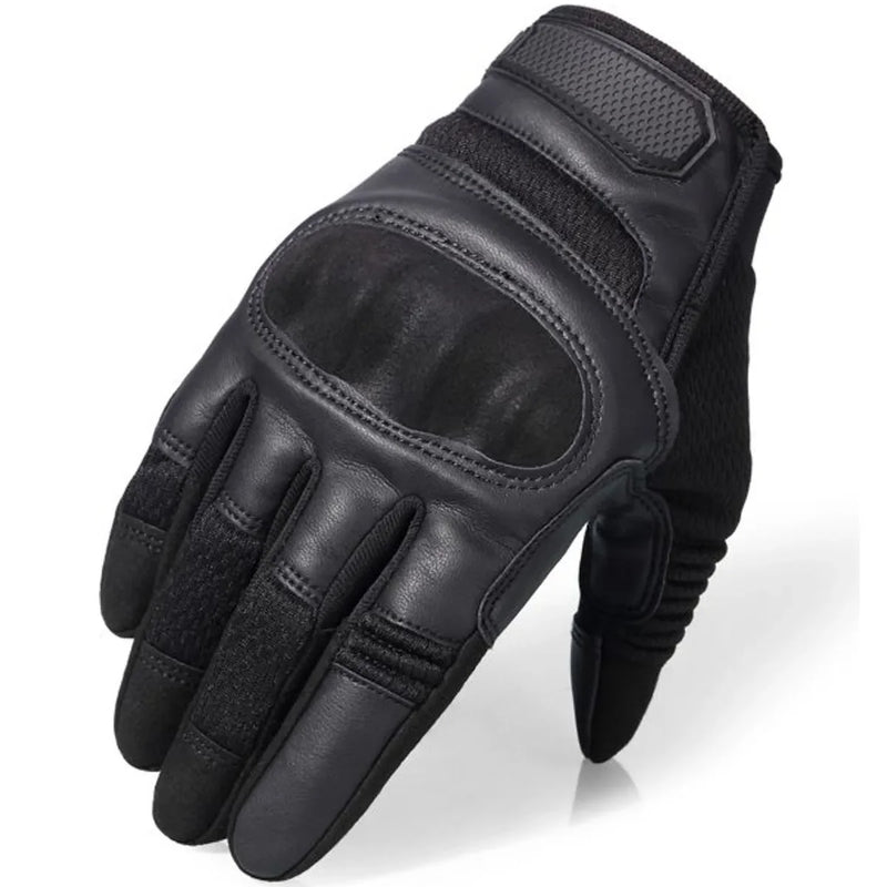 AirFlex Motorcycle Gloves – Breathable PU Leather for Comfort and Safety