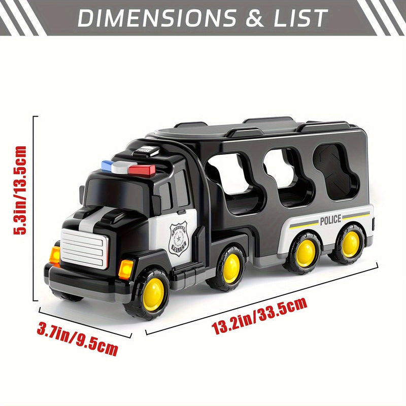 Police Playset with Truck and Vehicles - For Excitement and Adventure
