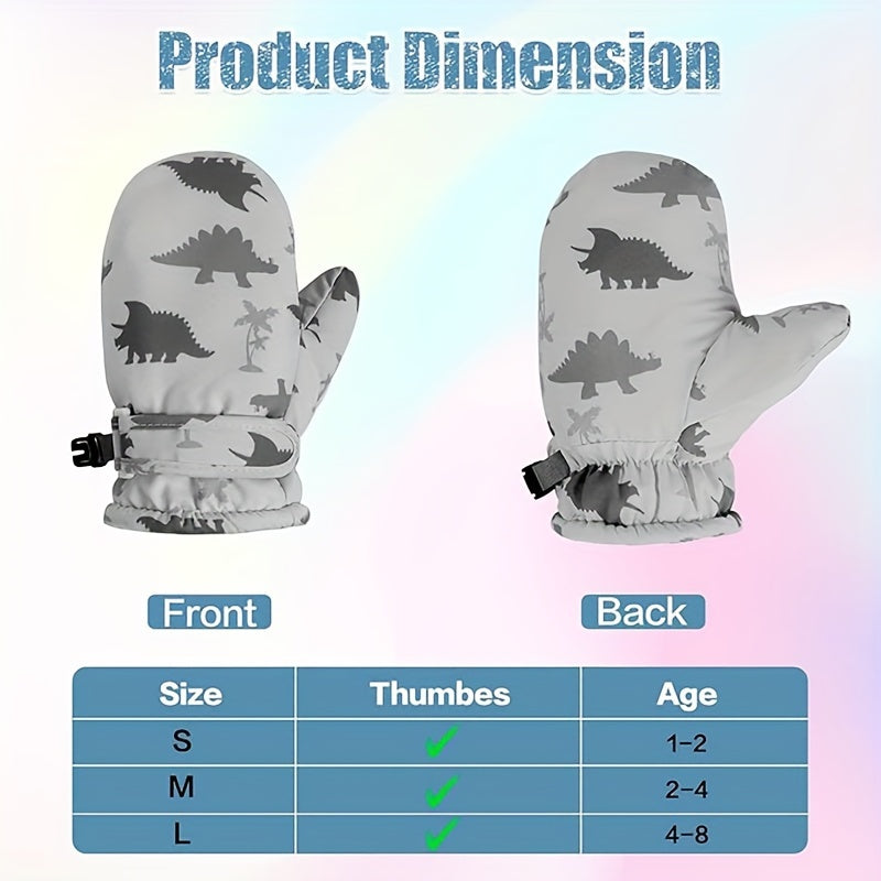 Dino Winter Gloves - For Warm Adventures in the Snow
