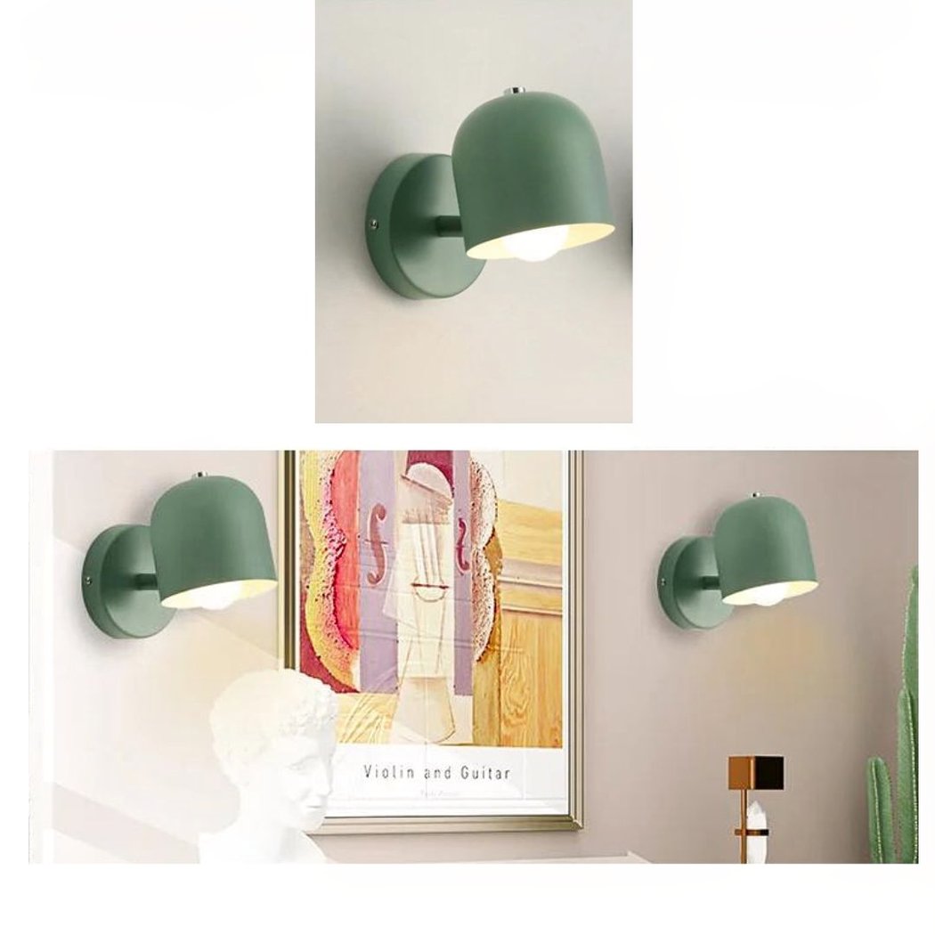 NordicGlow Scandinavian Wall Lamp – Colorful Accent with Ambient Light