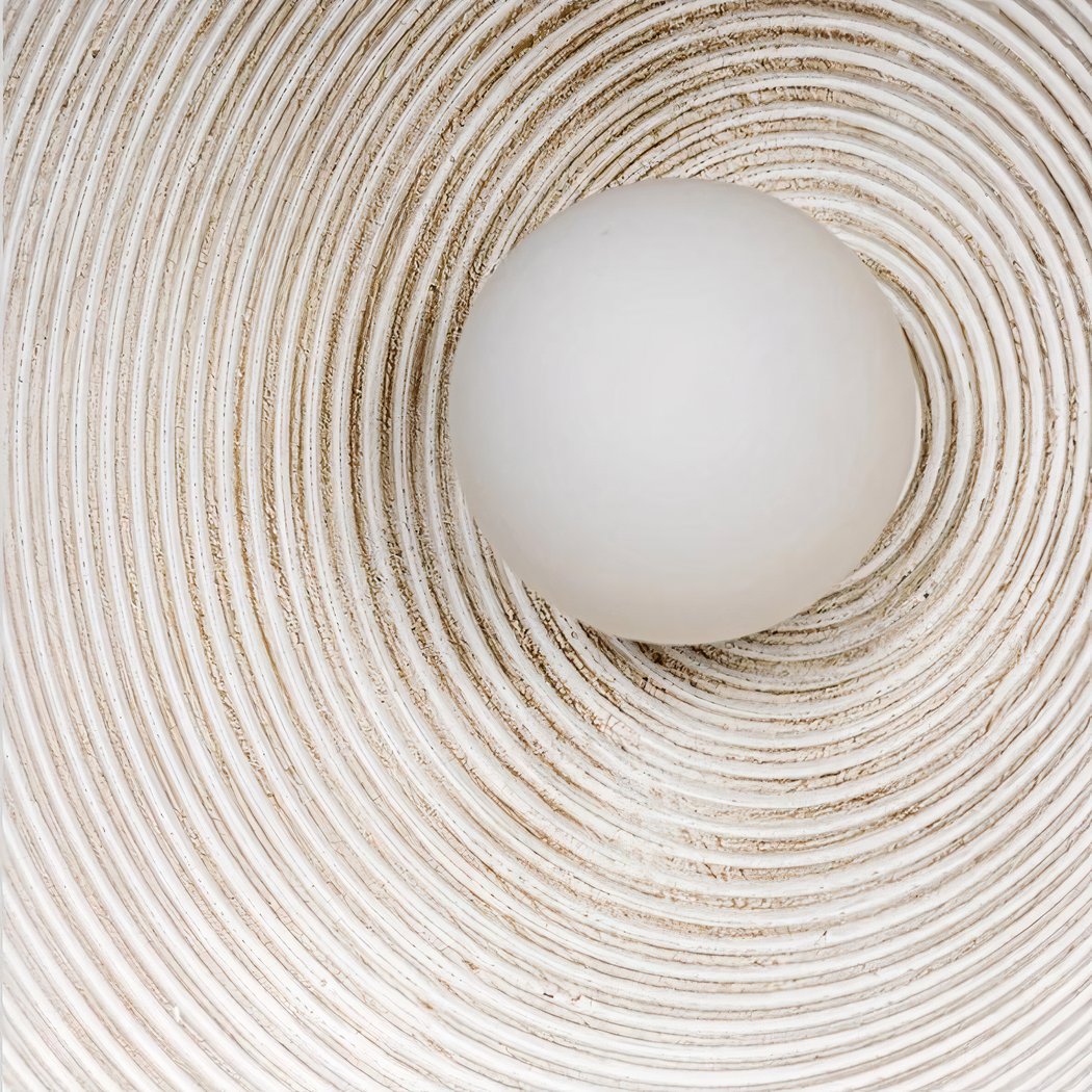 Scandi Retro Round Wall Lamp – Cozy Light for Every Room