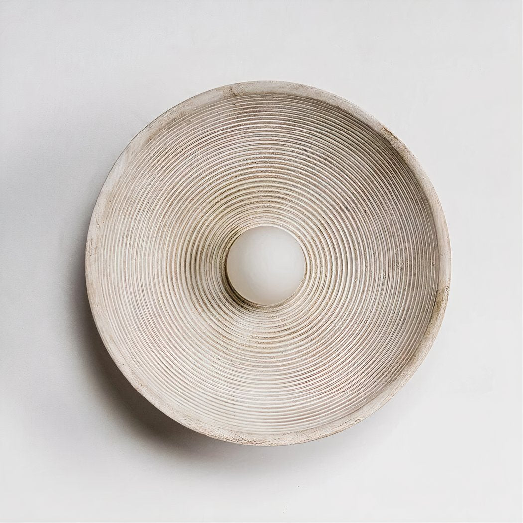 Scandi Retro Round Wall Lamp – Cozy Light for Every Room