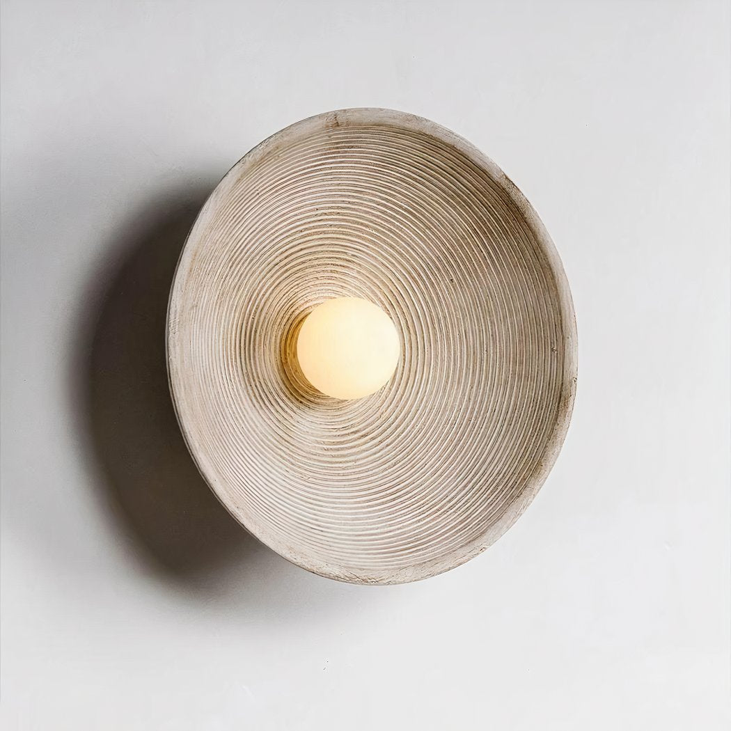 Scandi Retro Round Wall Lamp – Cozy Light for Every Room