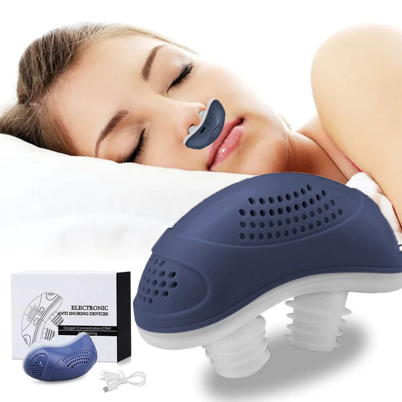 BreatheEase Mini CPAP Sleep Apnea Device – Compact Anti-Snoring Solution for Improved Sleep