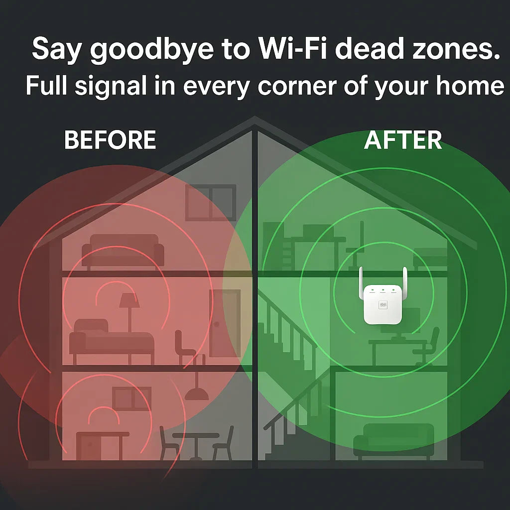 SpeedWave WiFi Extender – Superfast Internet in Every Room