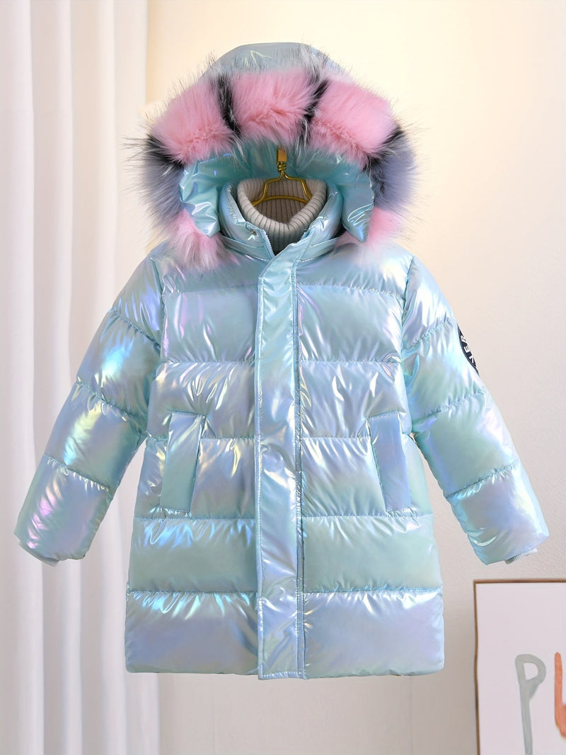 Ivy Shiny Winter Jacket for Children - Trendy and Warm for Cold Days