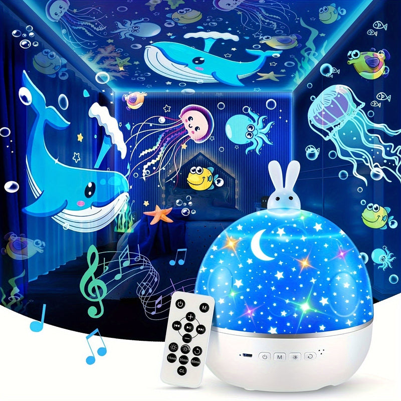 Rabbit Star Projector - Enchanting Sleep for Kids