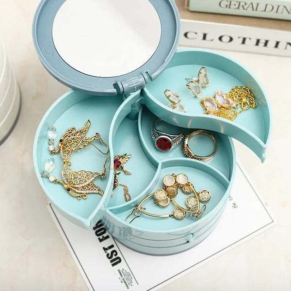 Rotatable Jewelry Storage Box (4 Layers)