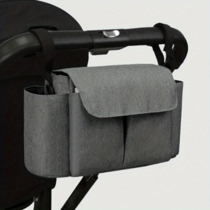 Multifunctional Stroller Bag – Large Capacity, Waterproof Hanging Bag with Pockets for Essential Baby Items