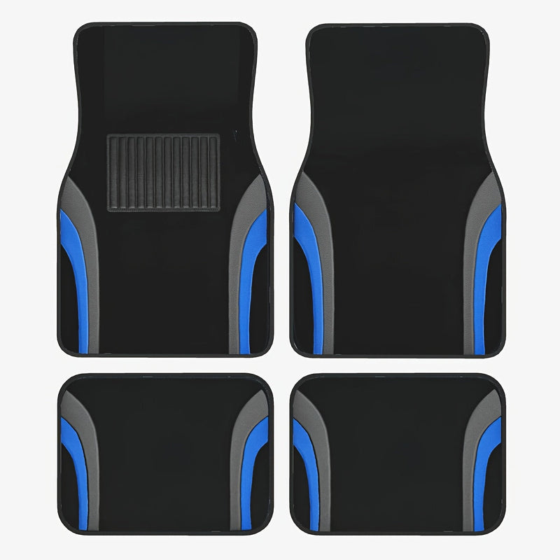 Modern Blue-Grey Car Floor Mats – Durable and Stylish for Any Vehicle