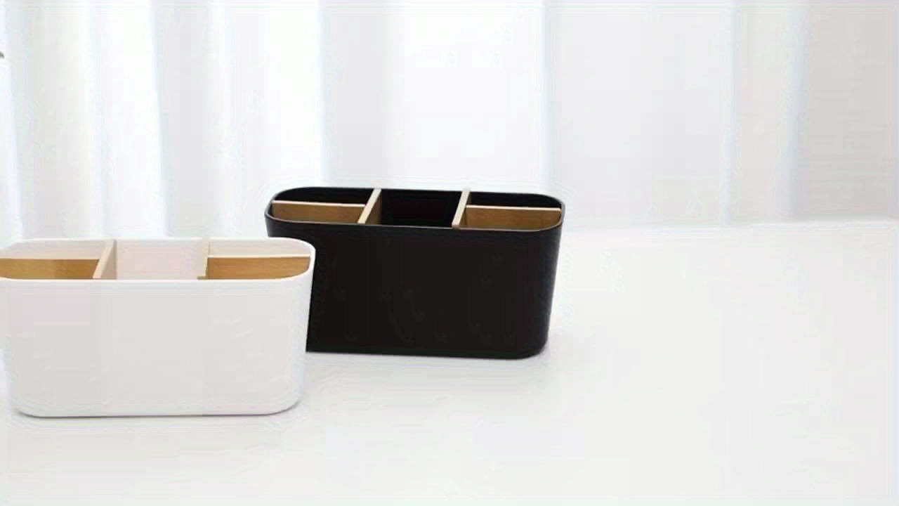 Modern Toothbrush Holder with 5 Compartments – Stylish and Organized for Bathroom Use