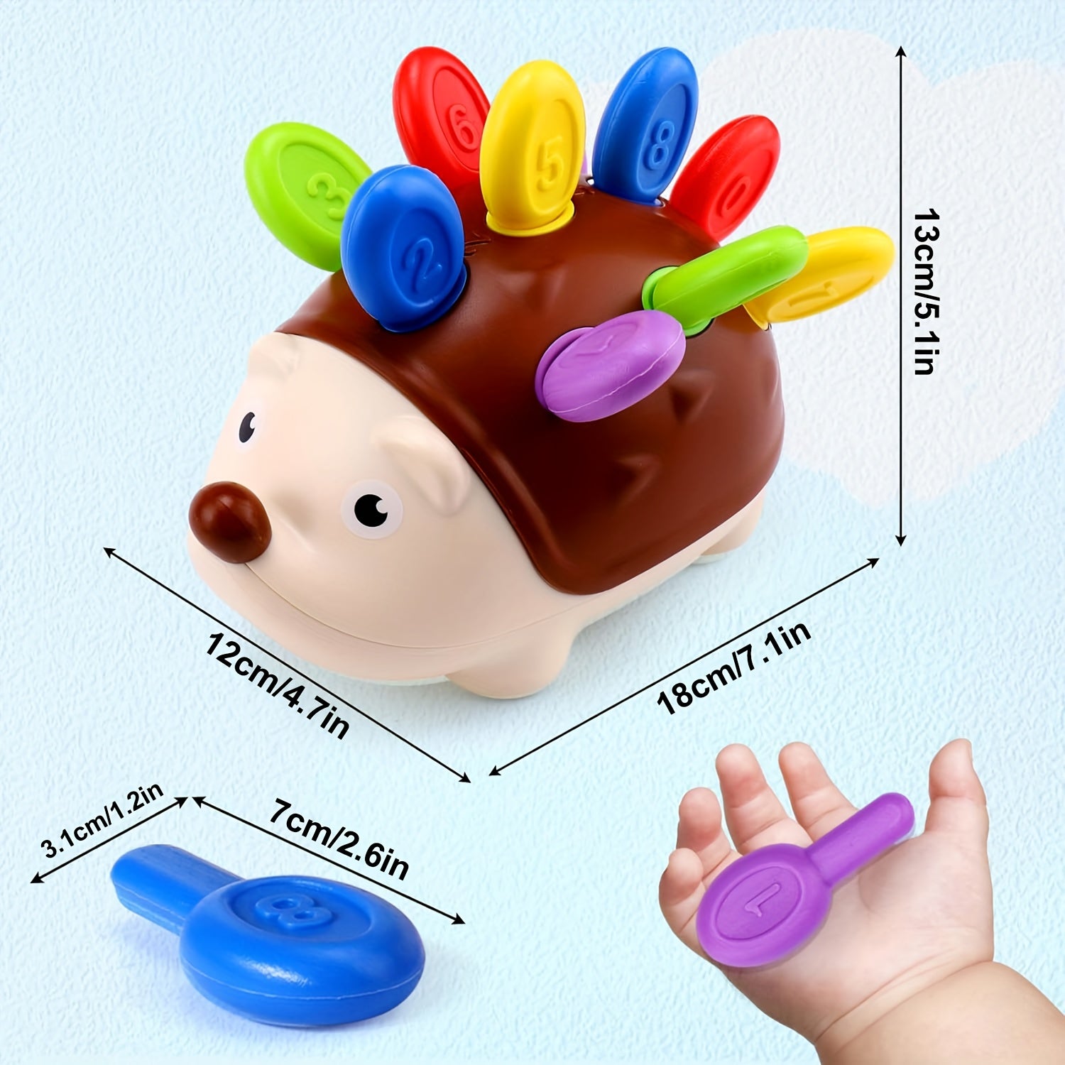 Cute Hedgehog Educational Toy – Learn and Play