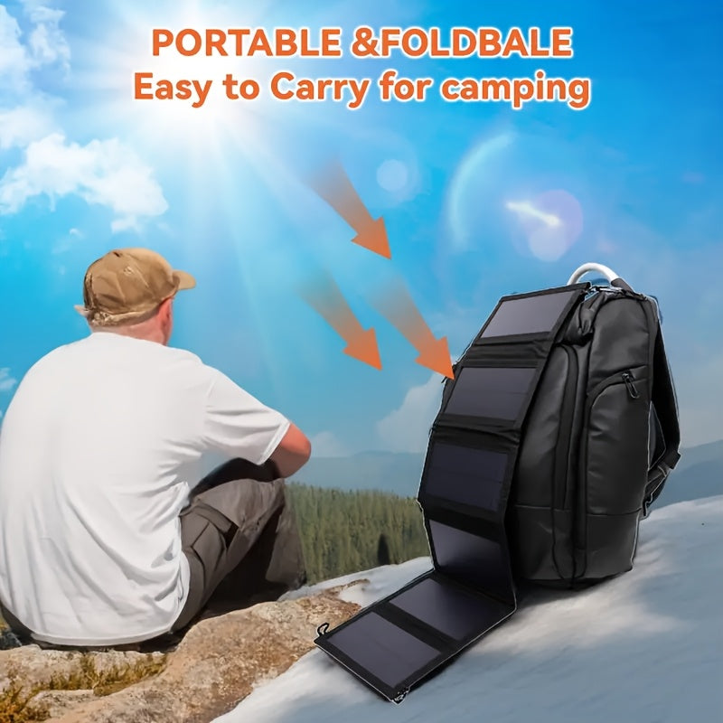Foldable Solar Panel Charger – Lightweight and Durable for Camping and Hiking