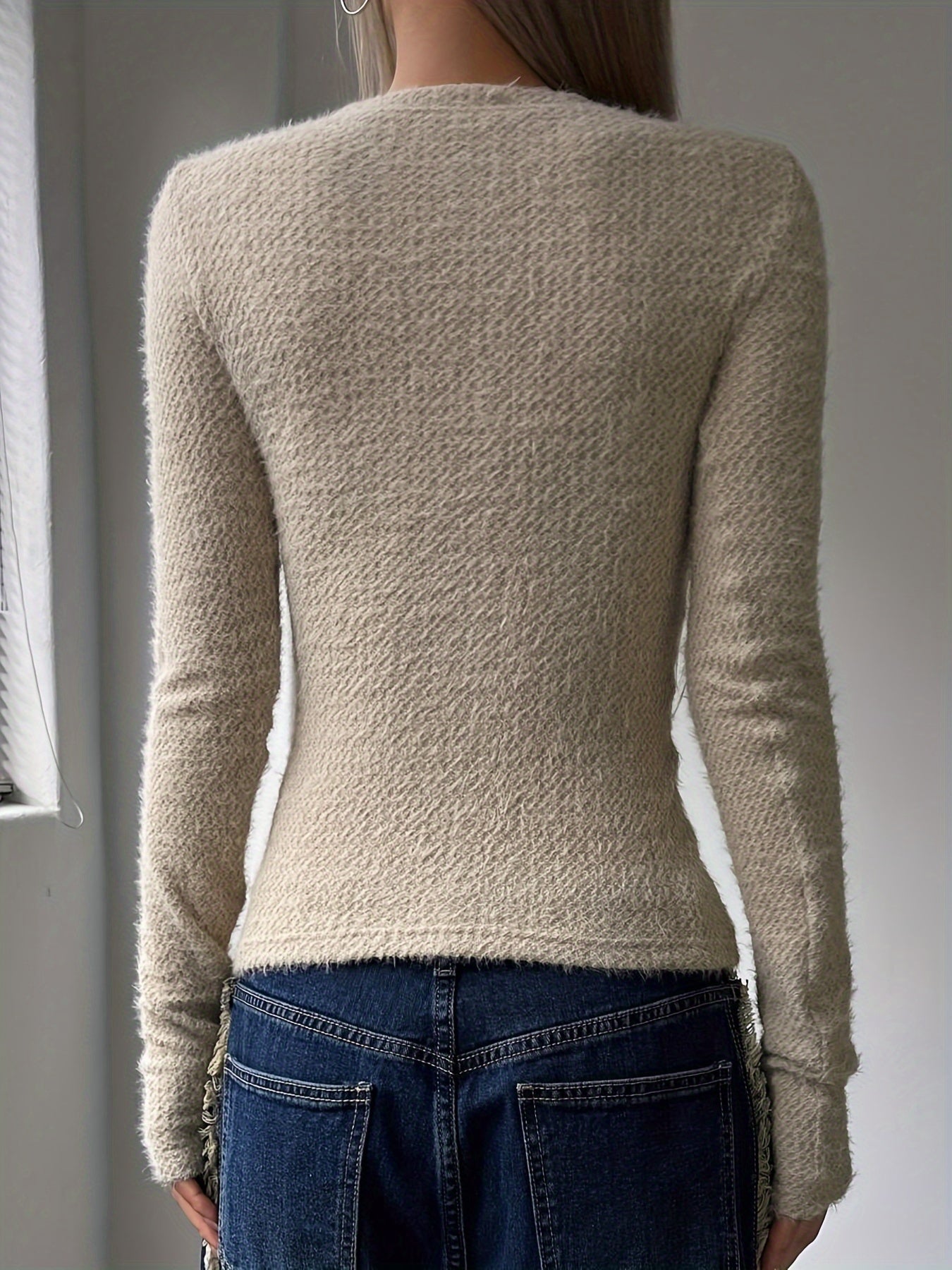 Isabelle Knitted Sweater - Comfortable and Stylish for Autumn and Winter for Women