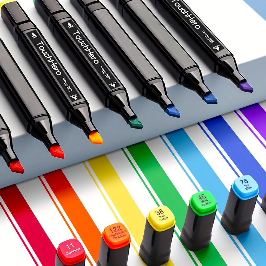 TouchHero 168 Colors Alcohol Markers Set – Professional and Versatile
