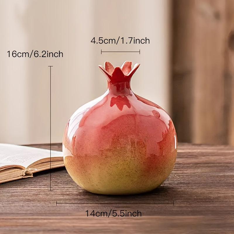 Pomegranate Vase - Handmade Elegant Decoration