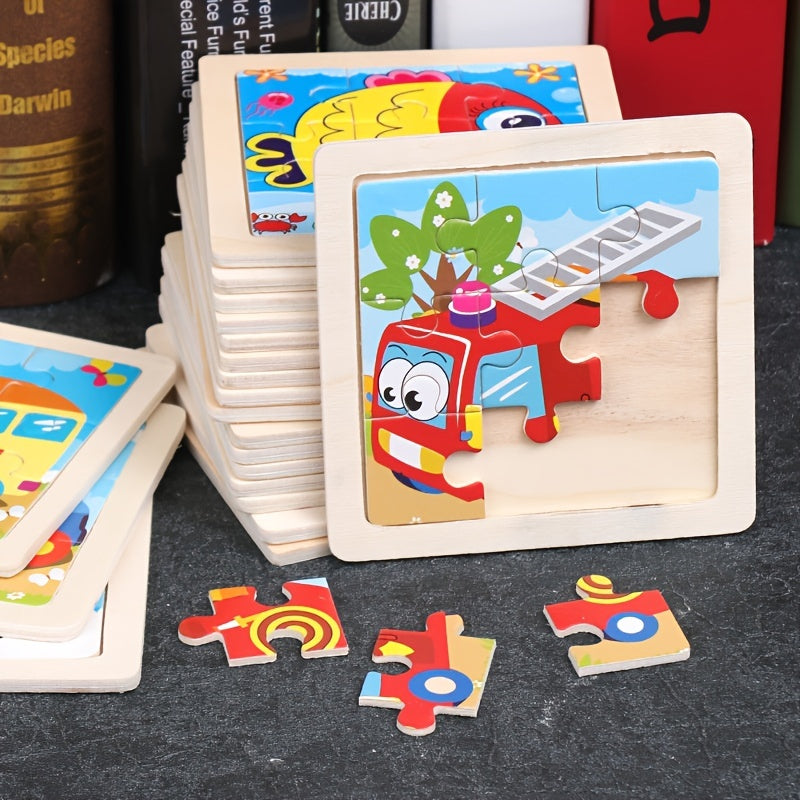 Educational Wooden Puzzle – For Young Explorers