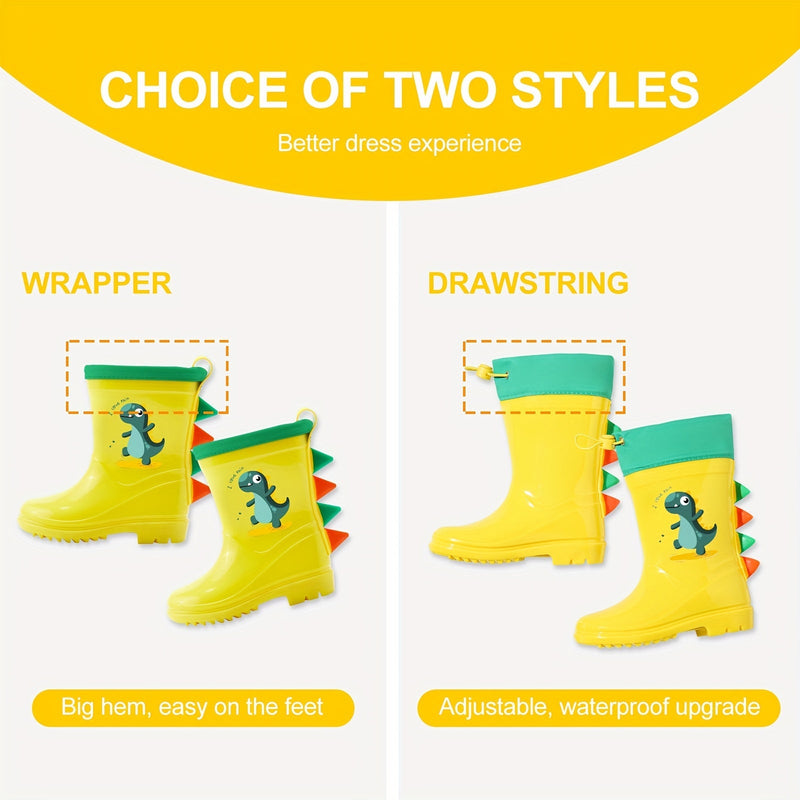 Dino Adventure Rain Boots - For Dry Little Feet in the Rain