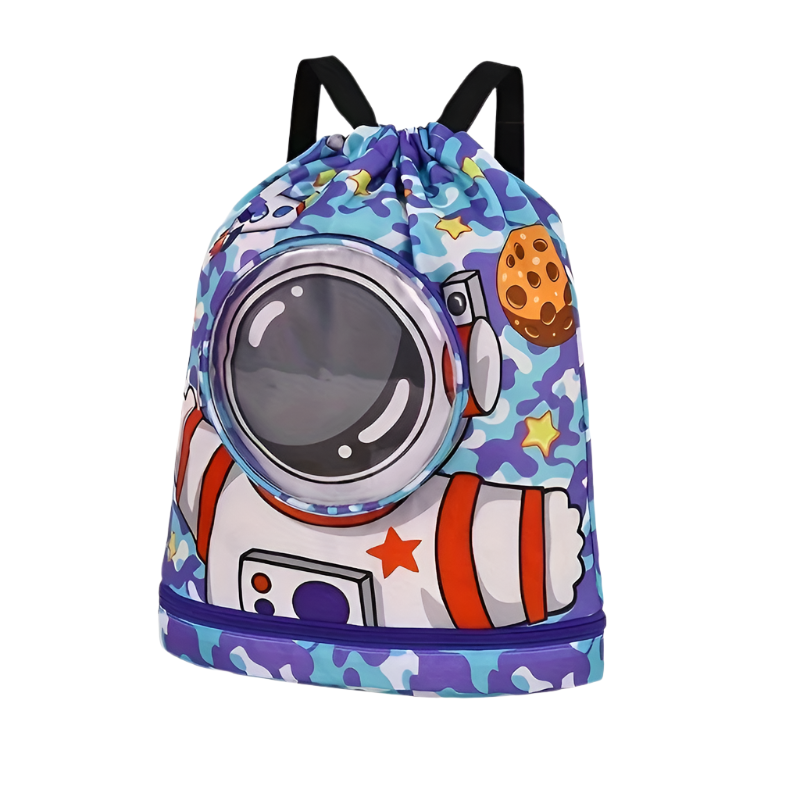 Cartoon Swim Bag with Dry/Wet Separation – Stylish, Portable Bag for Children and Adults