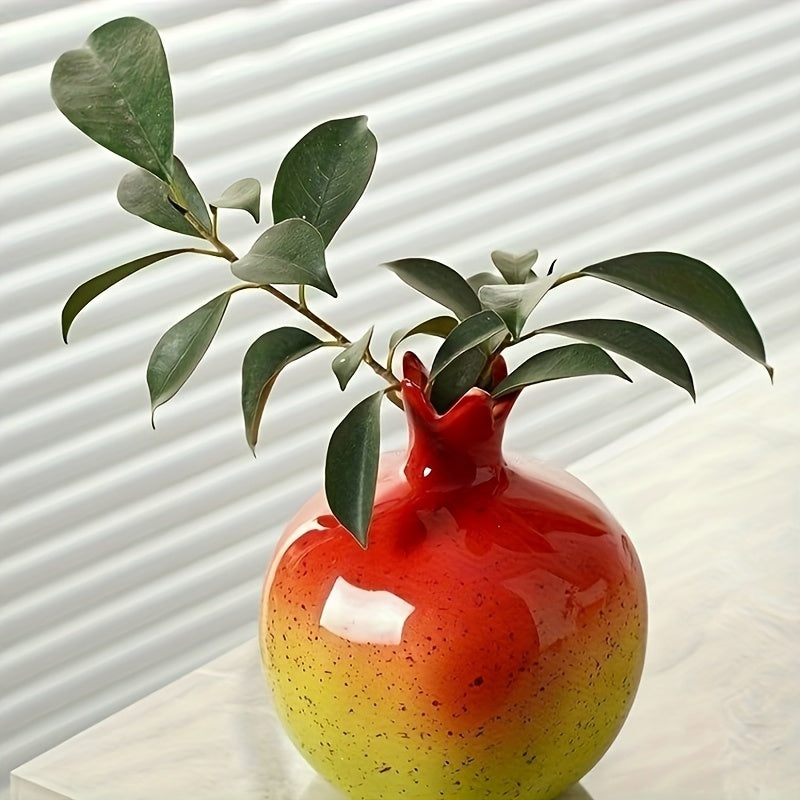 Pomegranate Vase - Handmade Elegant Decoration