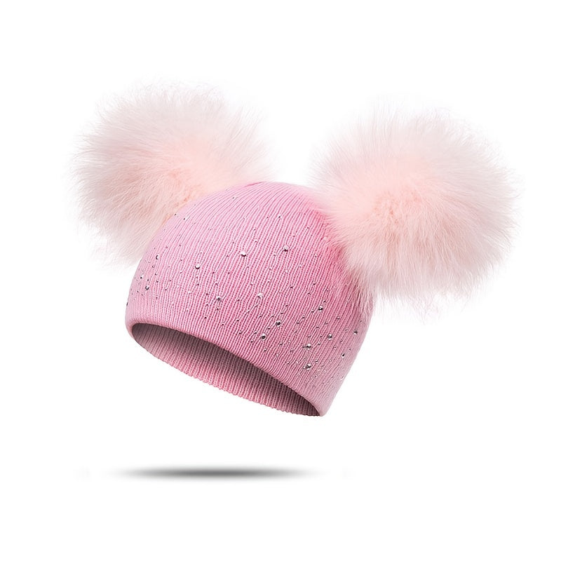 Lily Girls Pompon Hat - Playful and Warm for the Winter Months